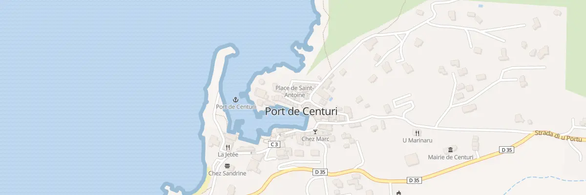 Plan du 5057B Porto à Centuri