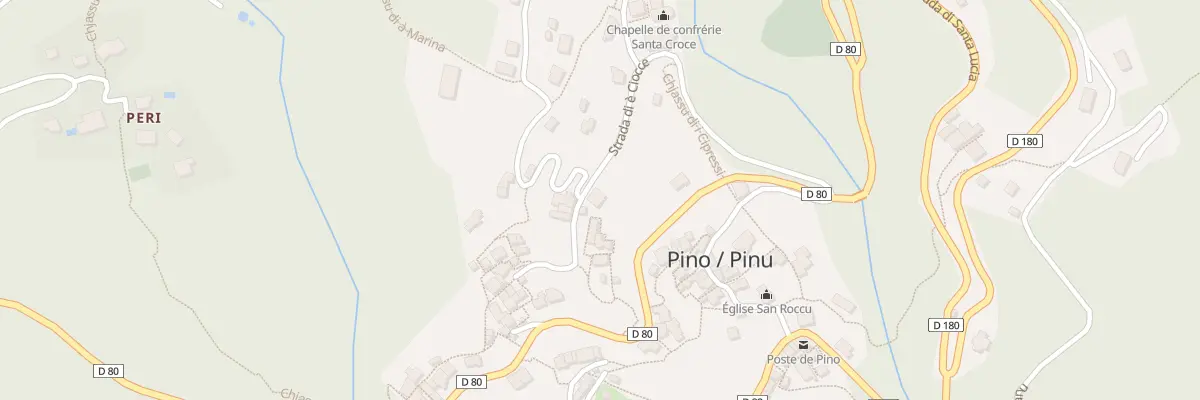 Plan du 357 Rte Strada Di E Ciocce à Pino