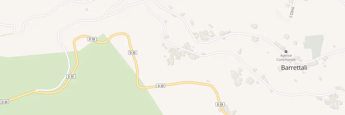 Plan de Mascaracce à Barrettali