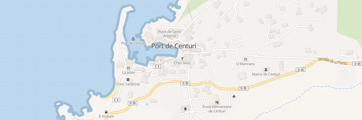 Plan du 37 Qua U Portu à Centuri