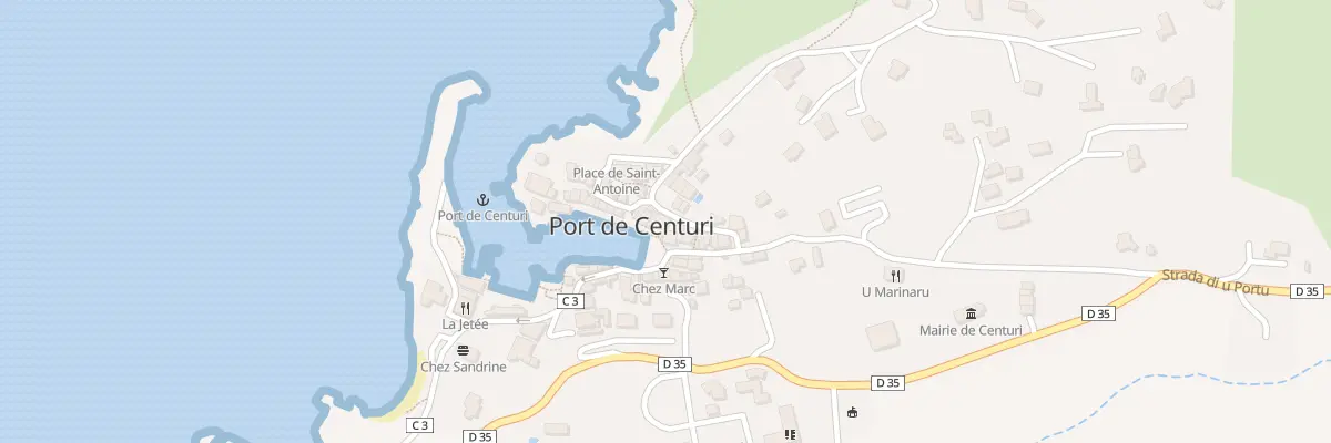 Plan de Porto à Centuri