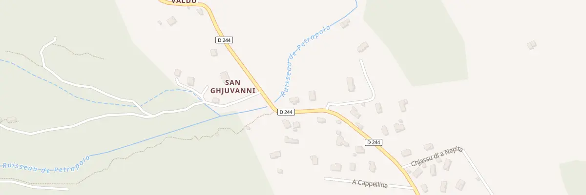 Plan du 5527 Dicepaccio à Prunelli-di-Fiumorbo