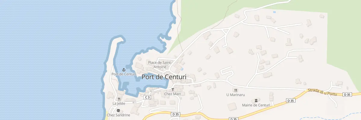 Plan du 5064A Porto à Centuri