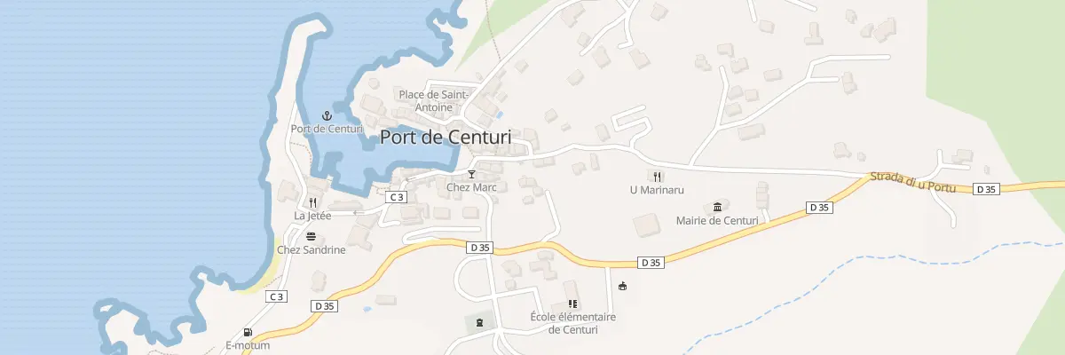 Plan du 5030C Porto à Centuri
