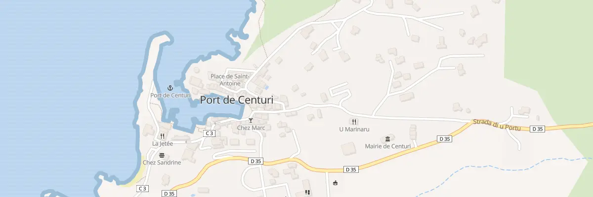 Plan du 5066 Porto à Centuri