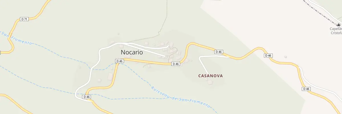 Plan du 5019 Nocario à Nocario