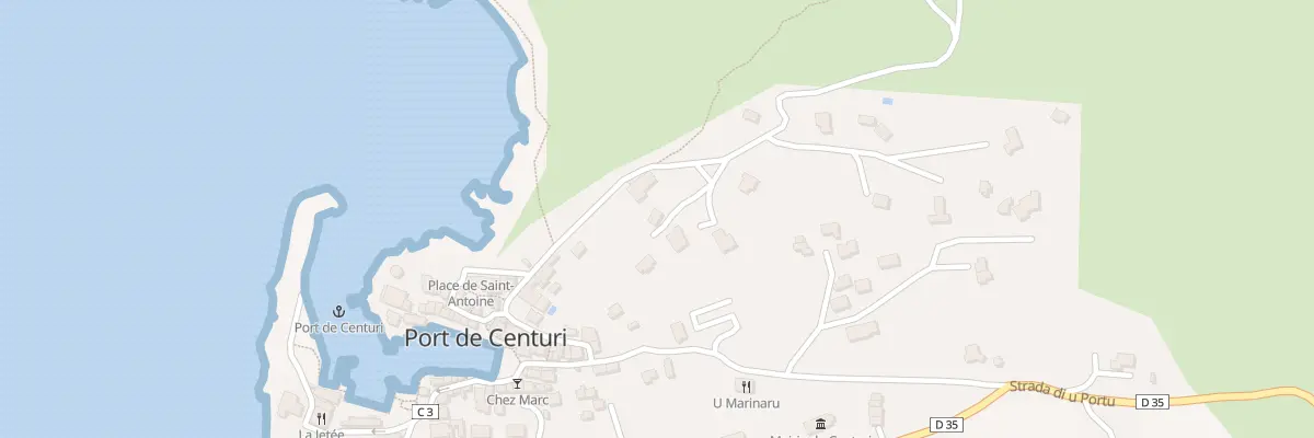 Plan du 5071E Porto à Centuri