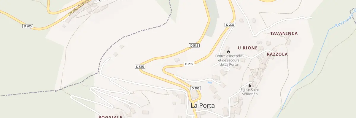 Plan du 5111 Pastino à La Porta