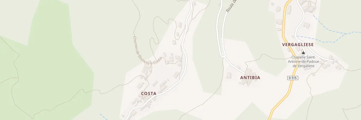 Plan du 5090 Castelluccio à Campile
