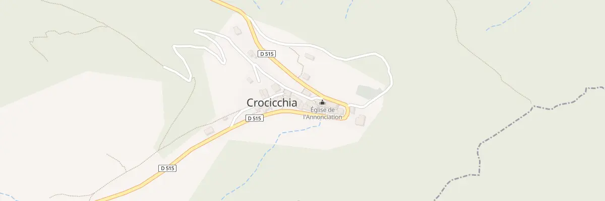 Plan du 5035 Crocicchia à Crocicchia