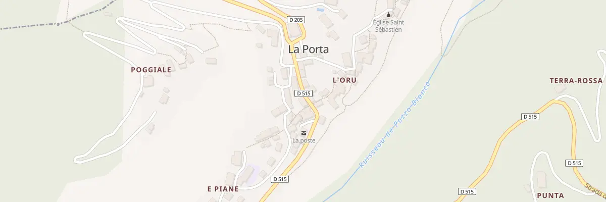 Plan du 5033 Porta La à La Porta