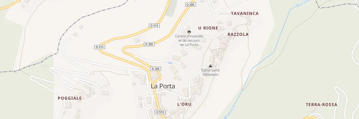Plan du 5020A Sotto Alla Chiesa à La Porta