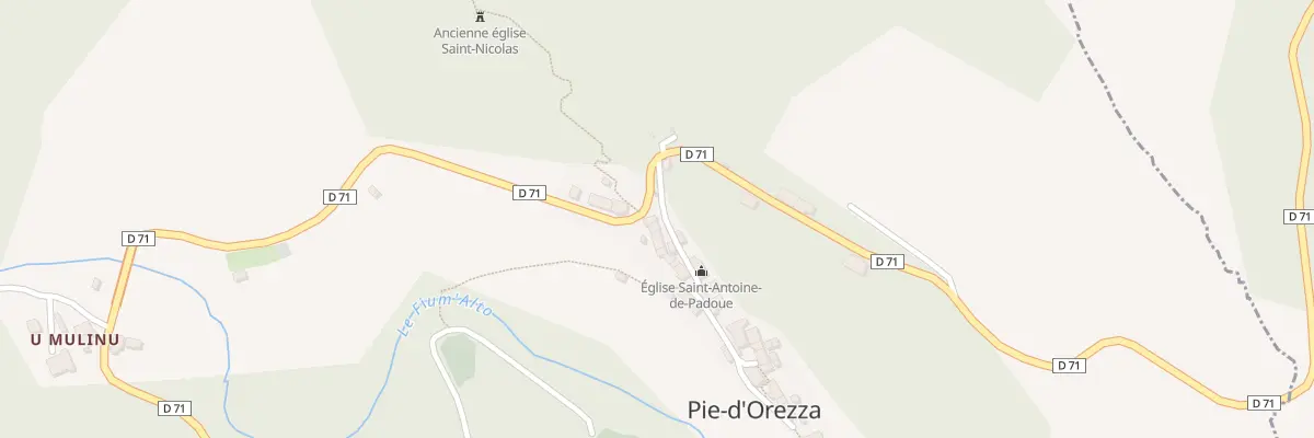 Plan du 13 Qua Case Suprane à Pie-d’Orezza