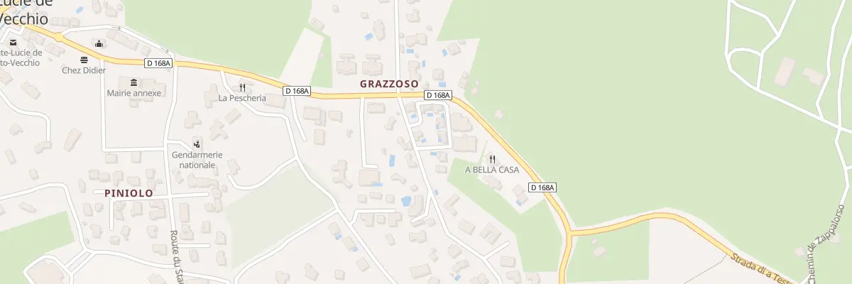 Plan du 6799 Grazzoso à Zonza