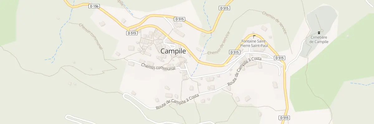 Plan du 244 Scobeto à Campile