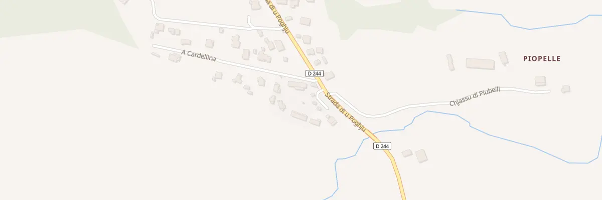 Plan du 5722 Mandriolo à Prunelli-di-Fiumorbo