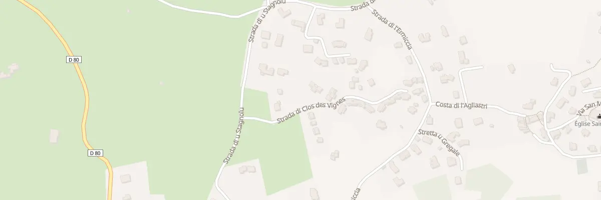 Plan de Res Le Clos des Vignes à Patrimonio