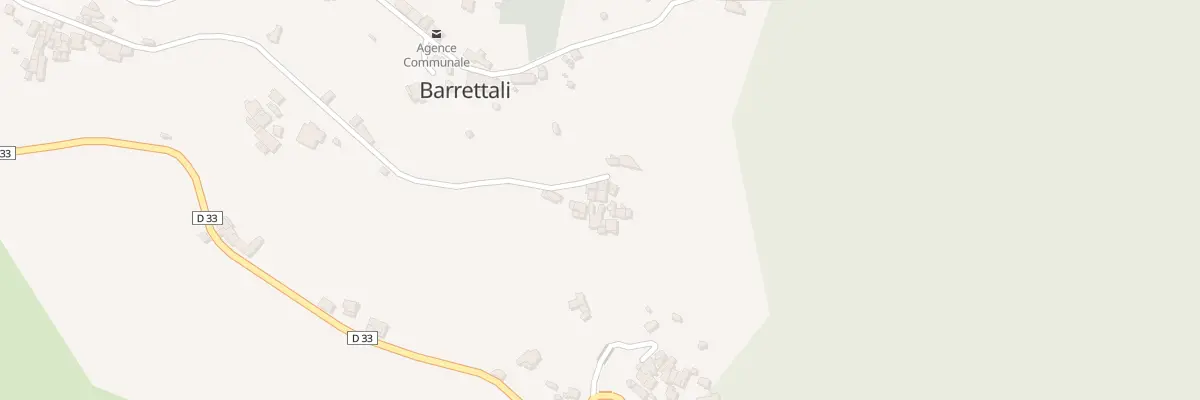 Plan du 8 Qua A Stazzona à Barrettali