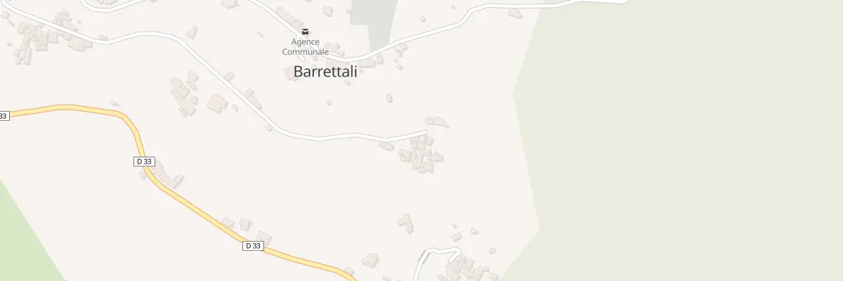 Plan du 10 Qua A Stazzona à Barrettali