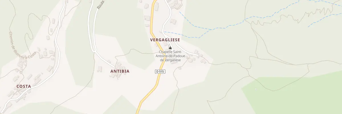 Plan du 5148 Vergagliese à Campile