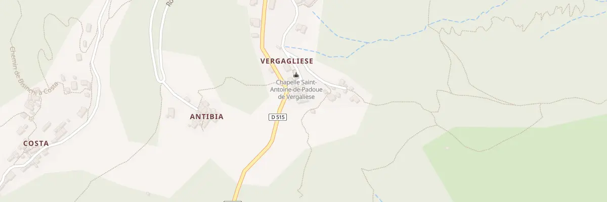 Plan du 5146 Vergagliese à Campile