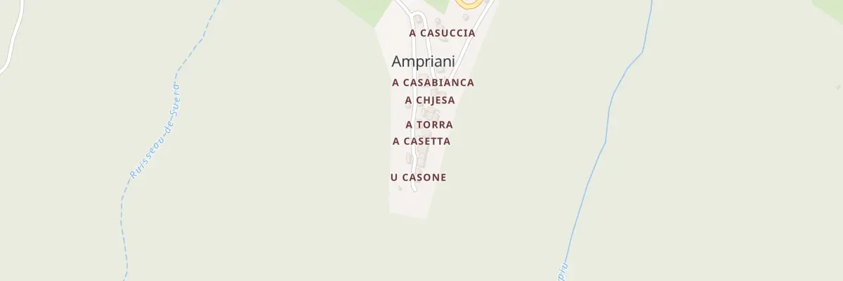 Plan du 1 Mais A Casetta à Ampriani