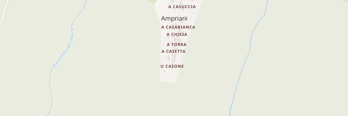 Plan du 5011 Ampriani à Ampriani