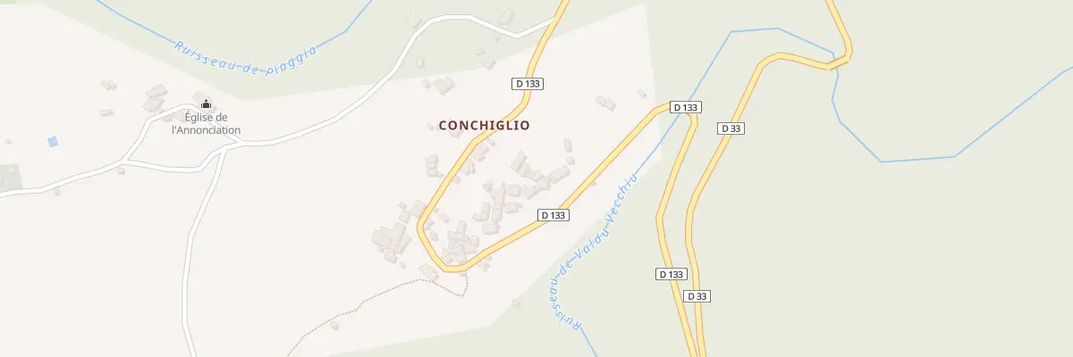 Plan du 5146 Conchiglio à Barrettali