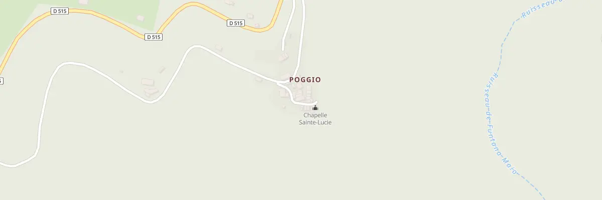 Plan du 5054 Poggio à Croce