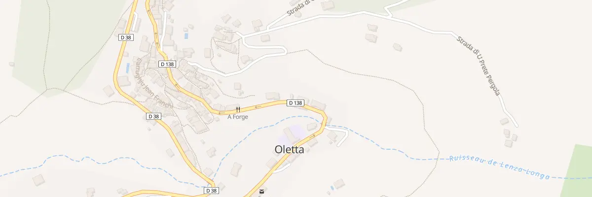 Plan du 36 Tra Traverso Francesco Rivarol à Oletta