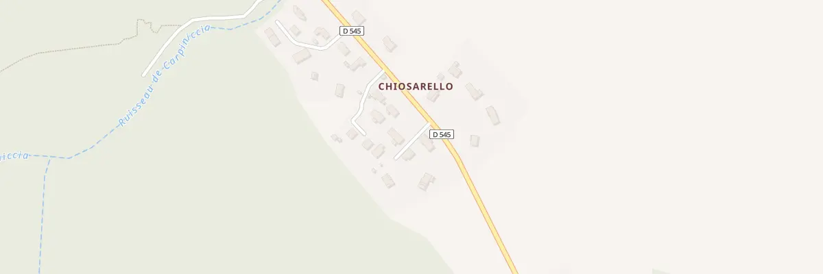 Plan du 540 Rte Strada Di l’Acqua Acitosa à Serra-di-Fiumorbo
