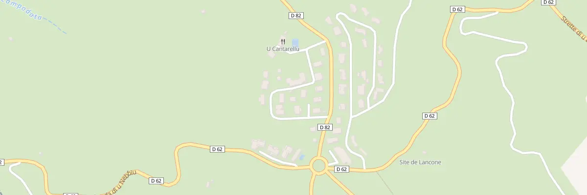 Plan du 32 Rue Carrughju U Cantarellu à Olmeta-di-Tuda