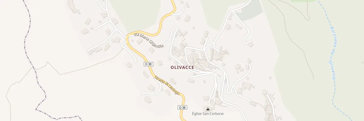 Plan du 17 Vìa Maria Ghjentile à Poggio-d’Oletta