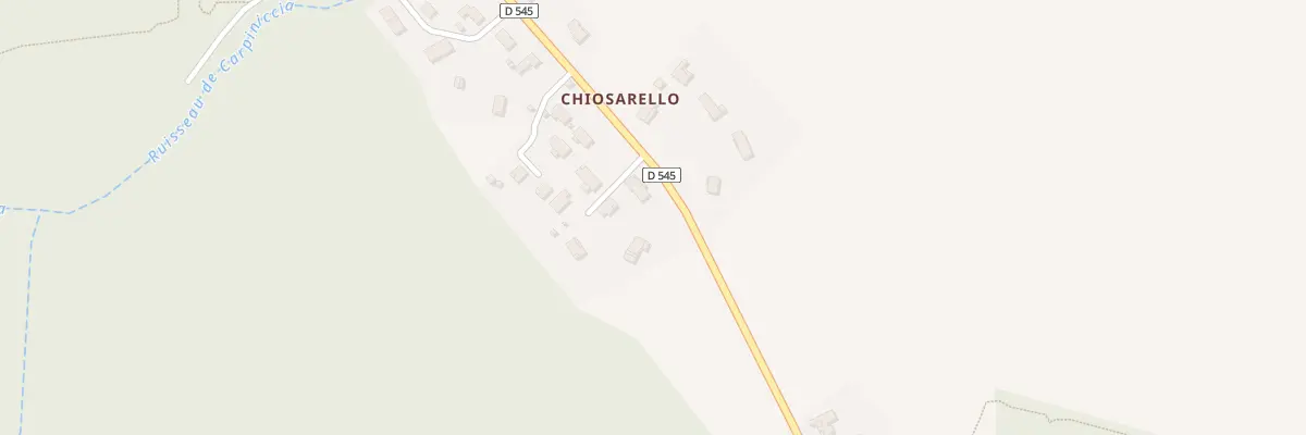 Plan du 560 Rte Strada Di l’Acqua Acitosa à Serra-di-Fiumorbo