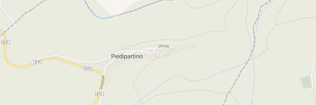 Plan du 5017 Piedipartino à Piedipartino