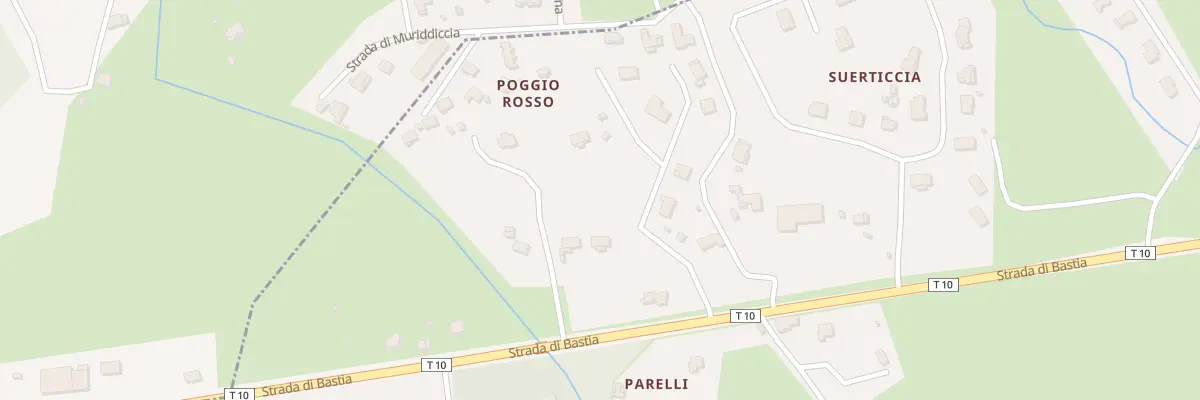 Plan du 14 Poggio Rosso à Zonza