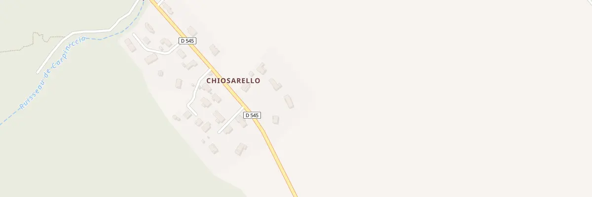 Plan du 5238 Chiosarello à Serra-di-Fiumorbo