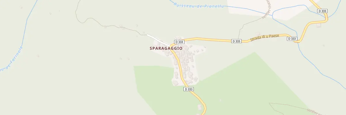 Plan du 5086 Pinzalone à Farinole