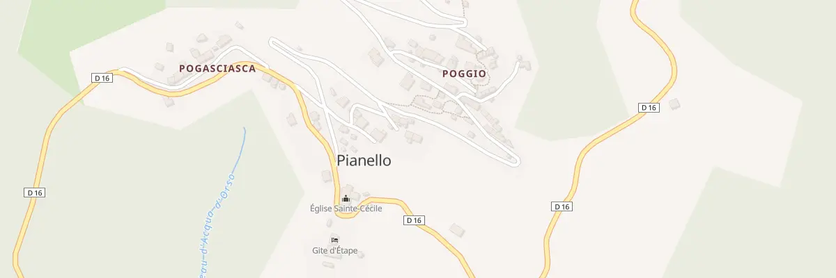 Plan du 5027 Poggio à Pianello