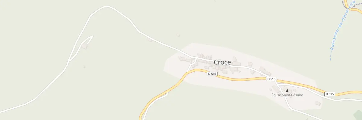 Plan du 5001 Sopranaccio à Croce