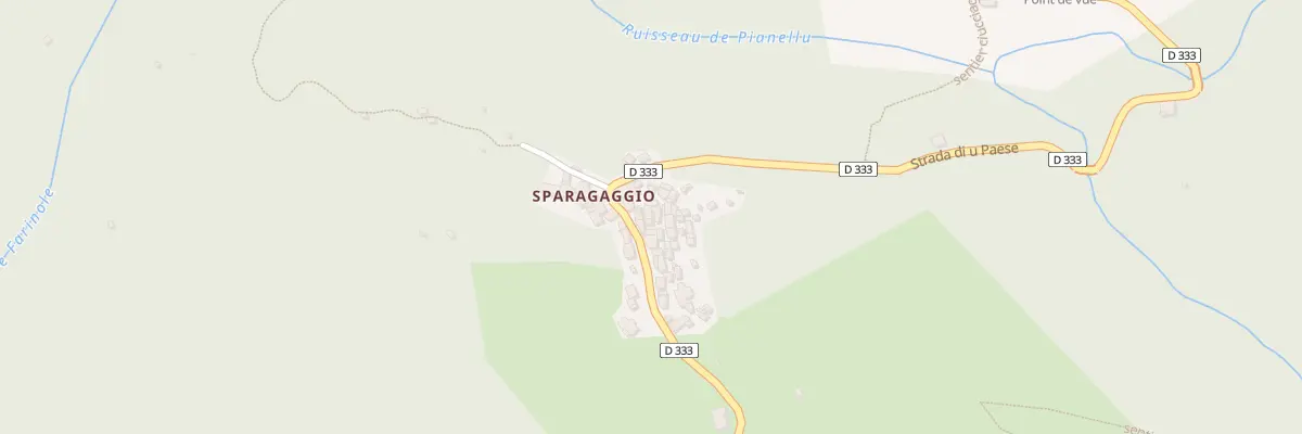 Plan du 5092 Pinzalone à Farinole
