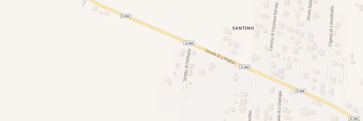 Plan du 823 Rte de Poggio à Prunelli-di-Fiumorbo