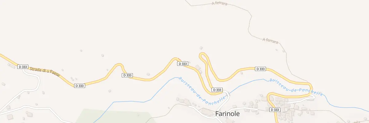 Plan du 5003 Vallicella à Farinole