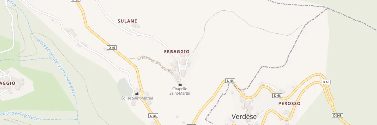 Plan du 5064 Erbaggio à Nocario