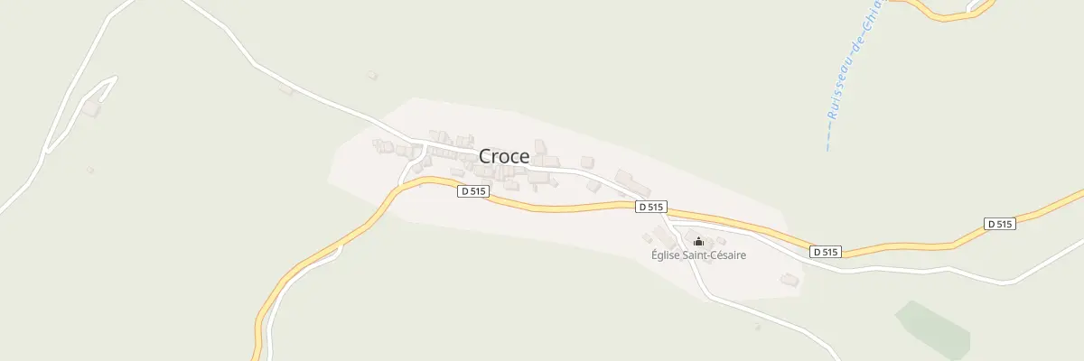Plan du 5035 Croce à Croce