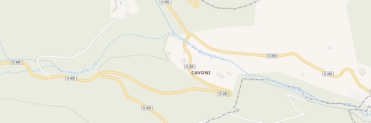Plan du 5028 Cavoni à Poggio-Marinaccio