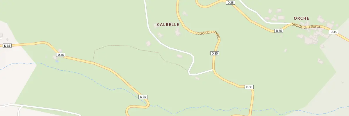 Plan du 2200 Rte A Strada Di U Portu à Centuri
