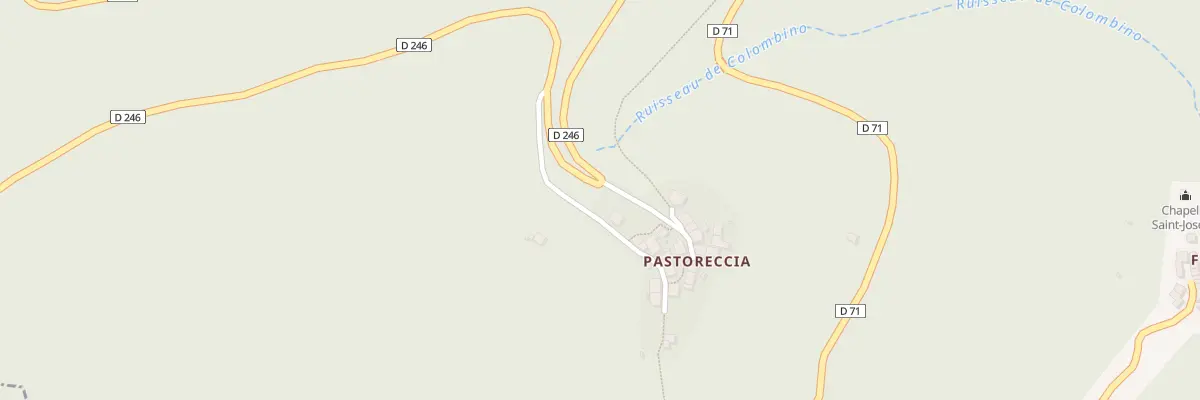 Plan du 5104 Noce à Piedicroce