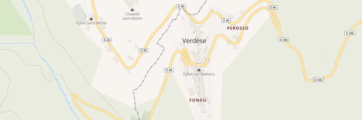 Plan du 5063 Verdese à Verdèse