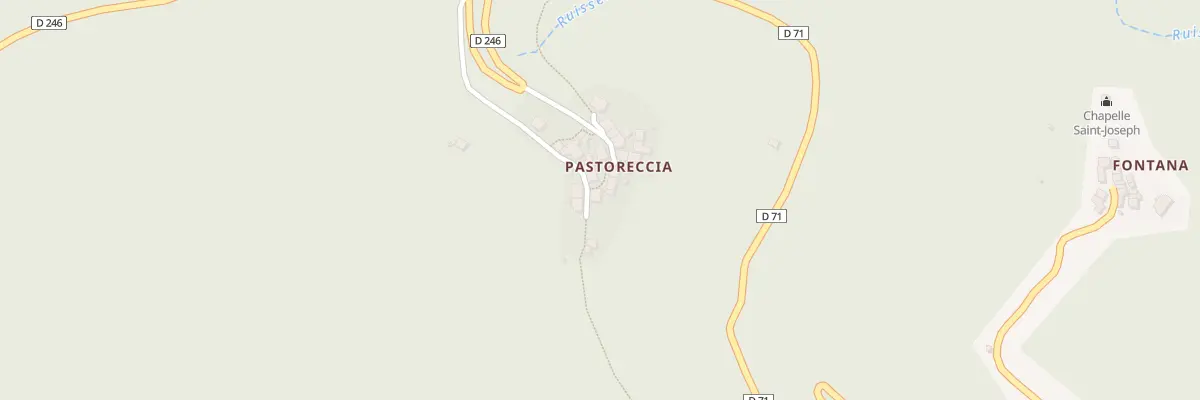 Plan du 5024 Pastoreccia à Piedicroce
